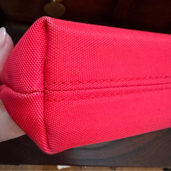 Dooney & Bourke Red Nylon Zip Pouch - Picture 6 of 10
